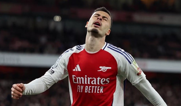 Martinelli đang không thể hiện được bản thân ở Arsenal.