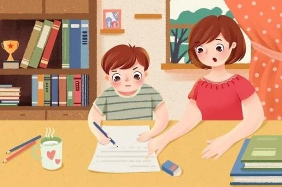 Không ít người lớn thường phản ứng mạnh khi thấy con viết sai, làm sai hay tiếp thu chậm.