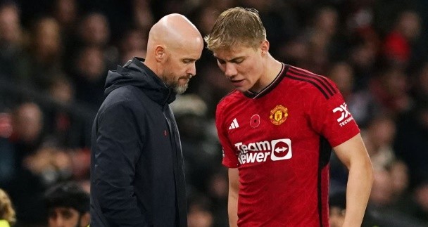 Ten Hag muốn tái hợp Hojlund. 