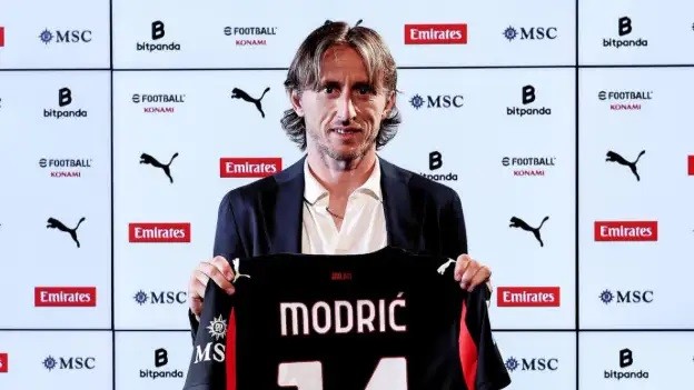 Modric đã gia nhập Milan.