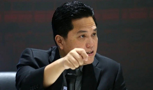 Ông Thohir phàn nàn về trận thua Việt Nam. 
