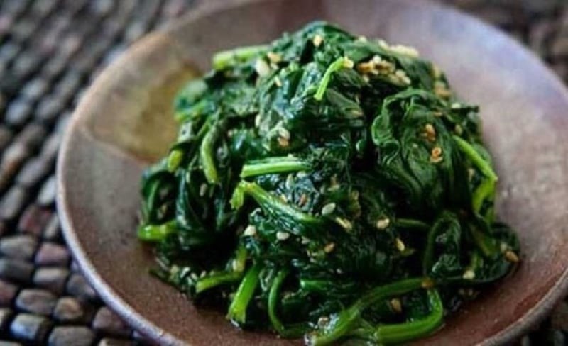 Món ăn ngon từ rau chân vịt