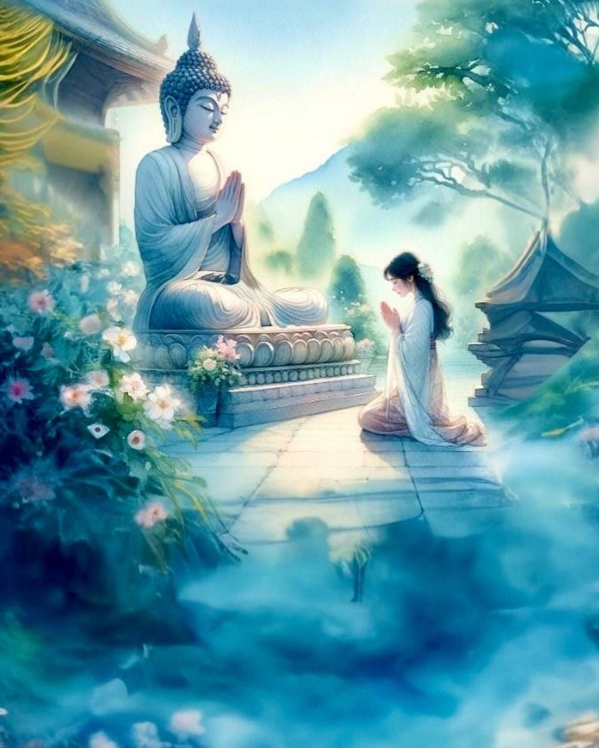 Người có thiện tâm trời thương Phật độ