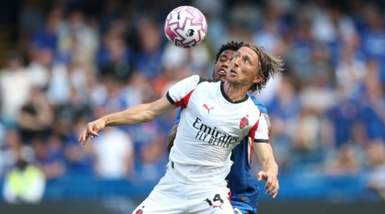 Modric vẫn cho thấy sự khác biệt dù Milan thua đậm.