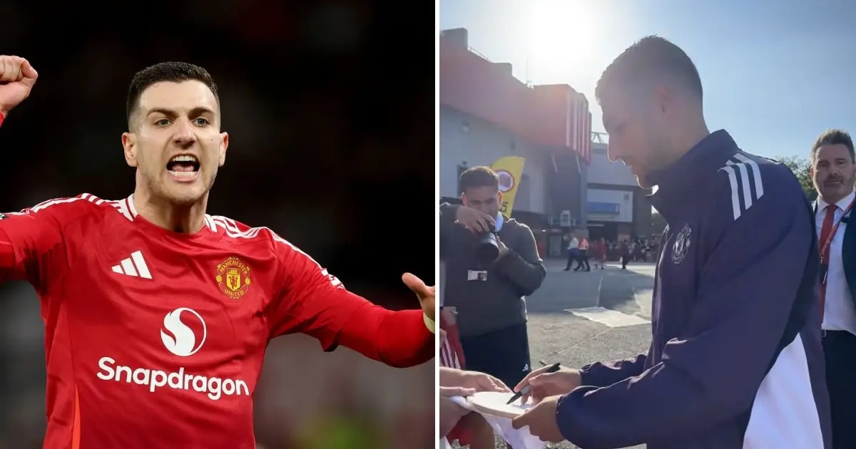 Diogo Dalot gây tranh cãi khi từ chối ký lên số áo.