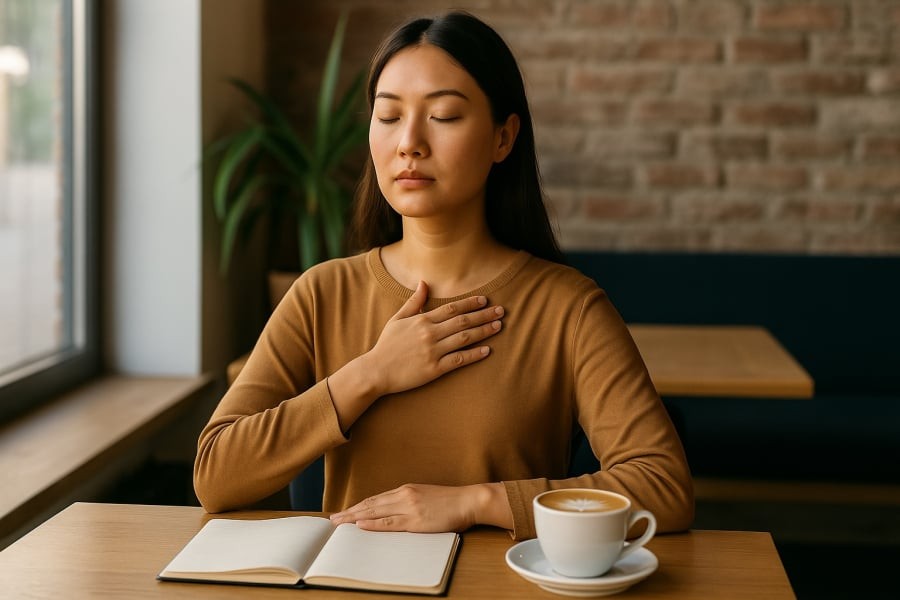Giữ bình tĩnh là bước đầu tiên để ứng xử khéo khi gặp tình huống khó chịu.