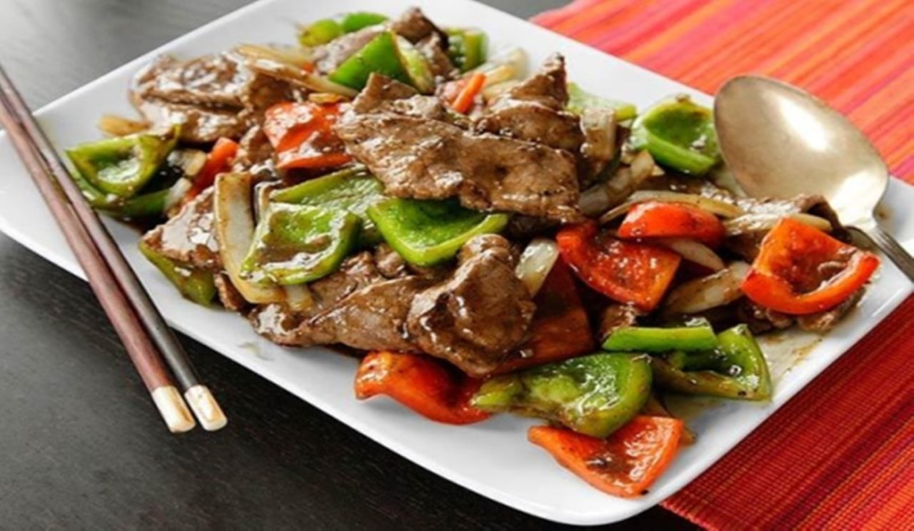 Món bò xào tiêu thơm ngon hoàng thành