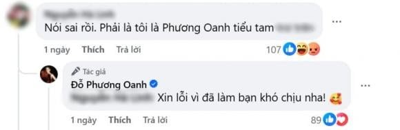 Cô chủ động xin lỗi khán giả này vì đã khiến khán giả cảm thấy khó chịu.