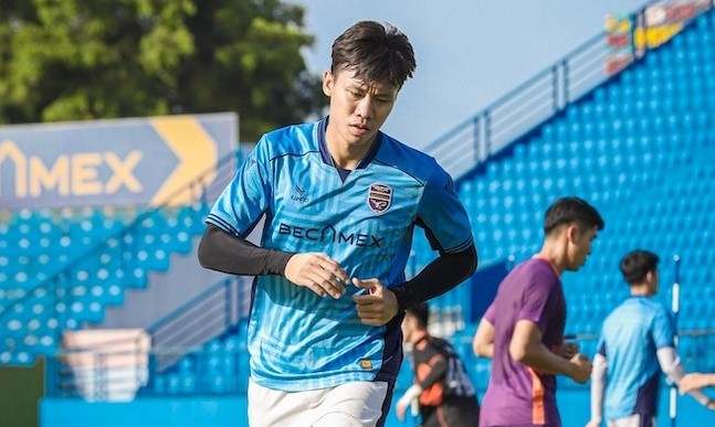 Ngọc Hải khi còn khoác áo Bình Dương.