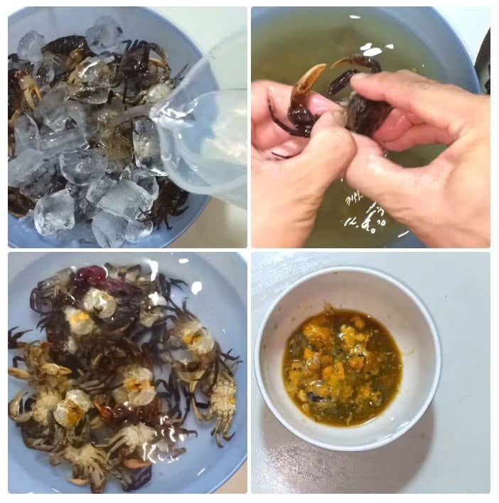 Sơ chế cua đồng