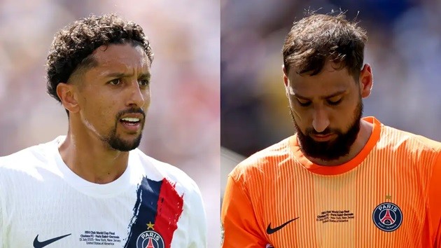Marquinhos đã thể hiện sự ủng hộ với Donnarumma.