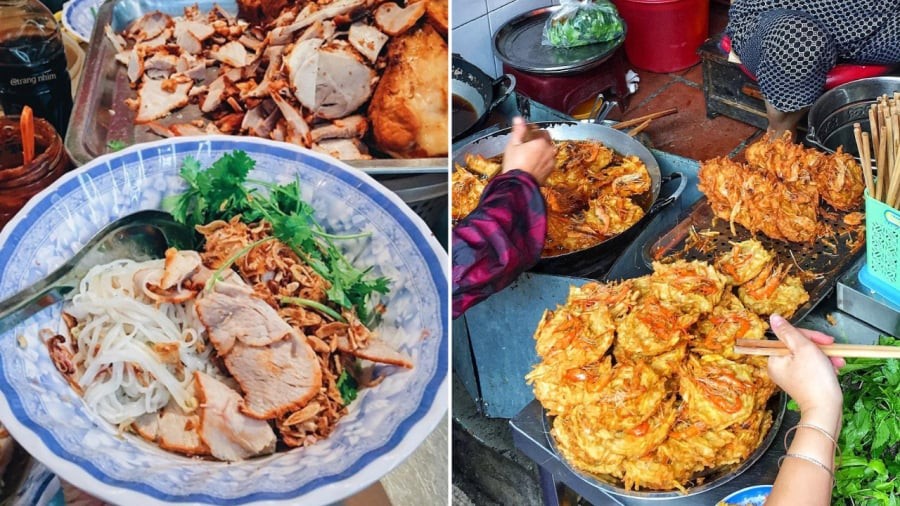 Ngõ chợ Đồng Xuân là thiên đường ẩm thực ở Hà Nội.