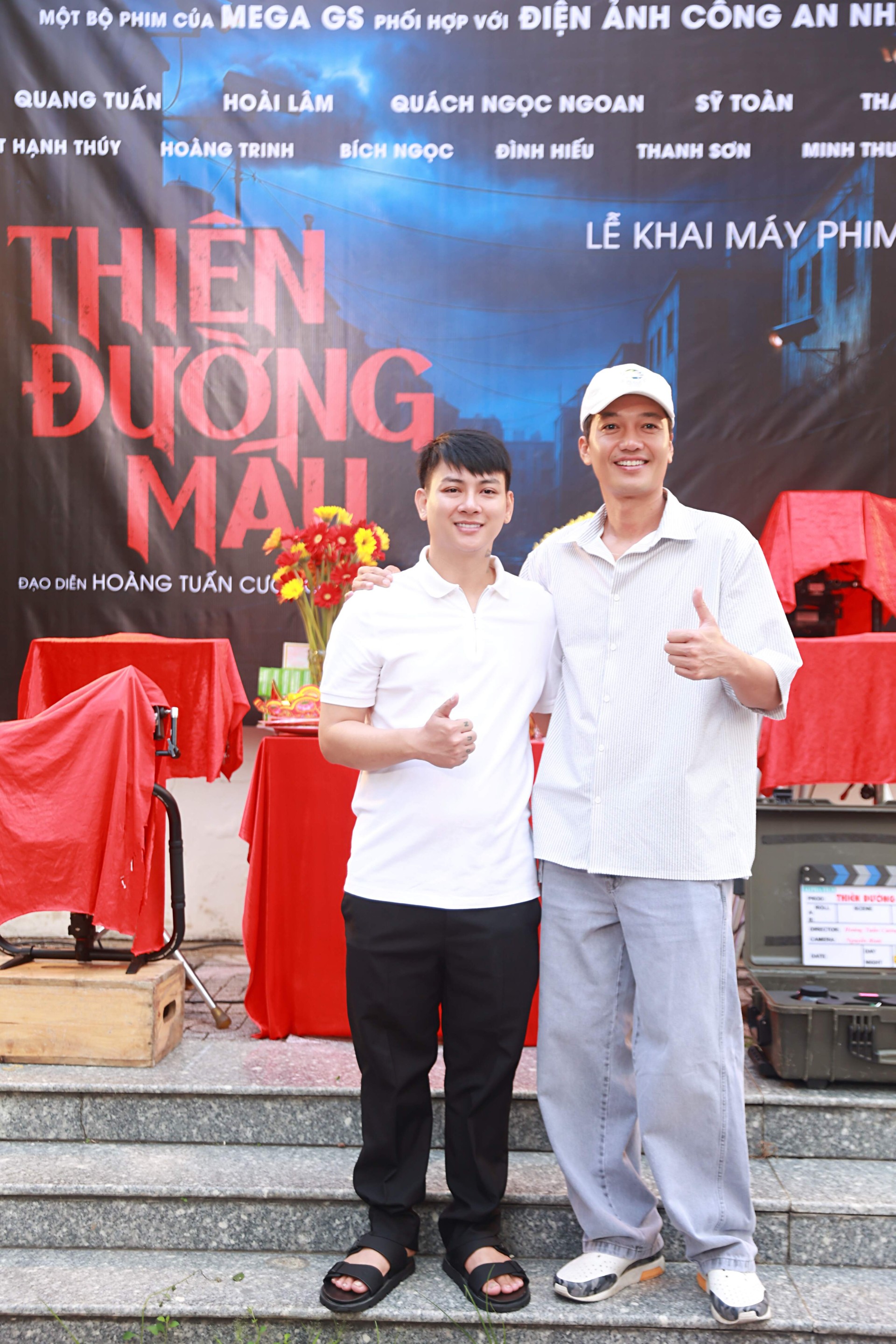 Hoài Lâm (trái) và Qu