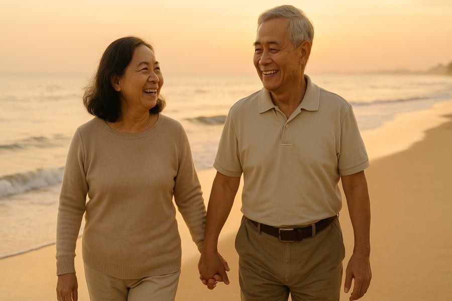Tuổi hưu sẽ trọn vẹn hơn khi có sự chuẩn bị cả về tinh thần lẫn sức khỏe.