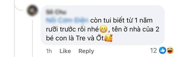 Tên ở nhà của 2 bé được tiết lộ.
