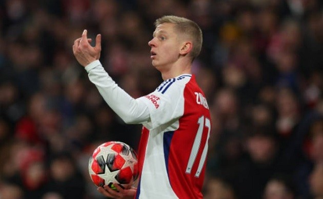 Zinchenko chuẩn bị rời Arsenal.