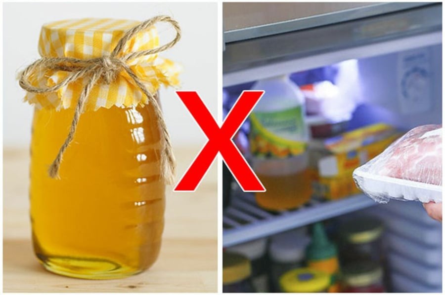 Cất mật ong trong tủ lạnh. (Ảnh minh họa)