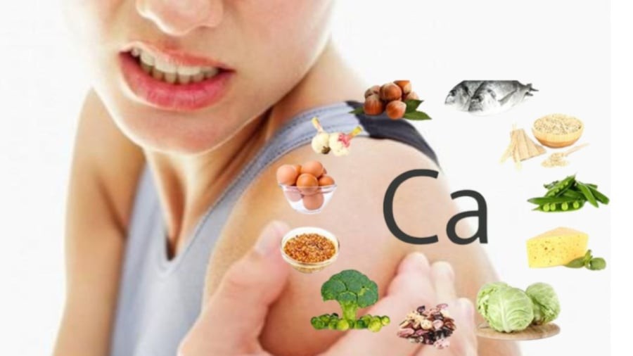 Thiếu hụt canxi kéo dài có thể dẫn đến các vấn đề nghiêm trọng như loãng xương, đau nhức cơ thể, hoặc thậm chí tăng nguy cơ gãy xương. (Ảnh minh họa)