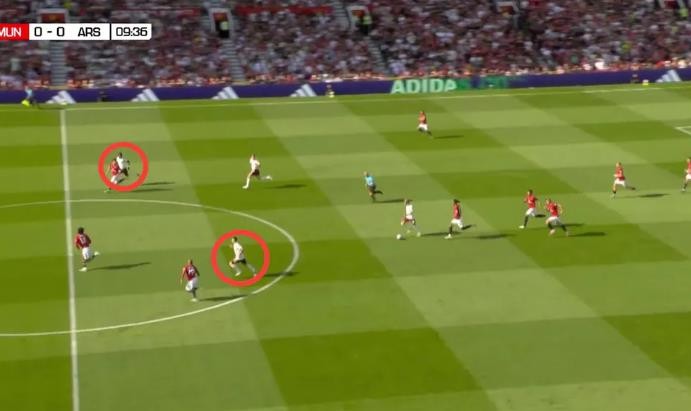 Cặp cánh của Arsenal bó vào trung lộ thay vì dạt cánh.