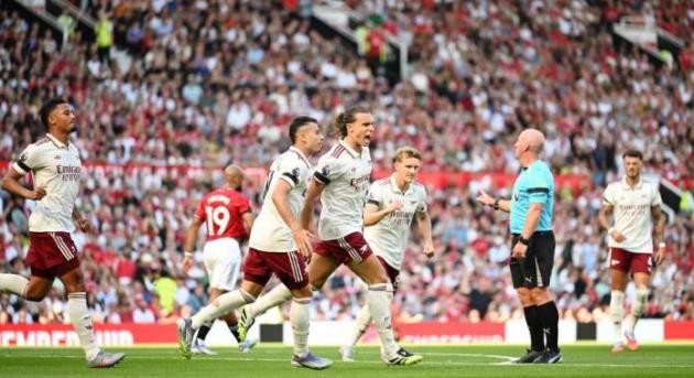 Arsenal chơi không quá tốt trước MU.