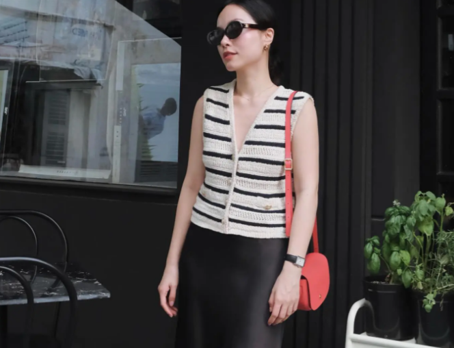 Thiết kế áo dáng lửng mang đến hiệu quả 