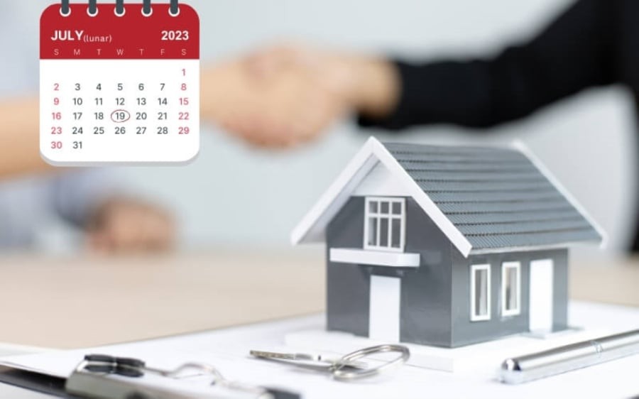 Tháng 7 âm lịch thường là mùa thấp điểm của thị trường bất động sản. (Ảnh minh họa)