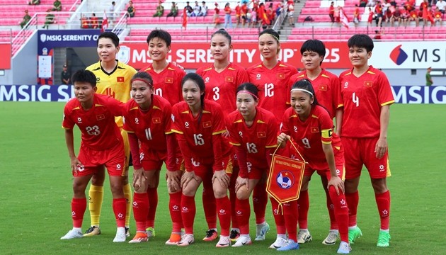 Đội tuyển nữ Việt Nam giành Huy chương đồng, được thưởng 700 triệu đồng.
