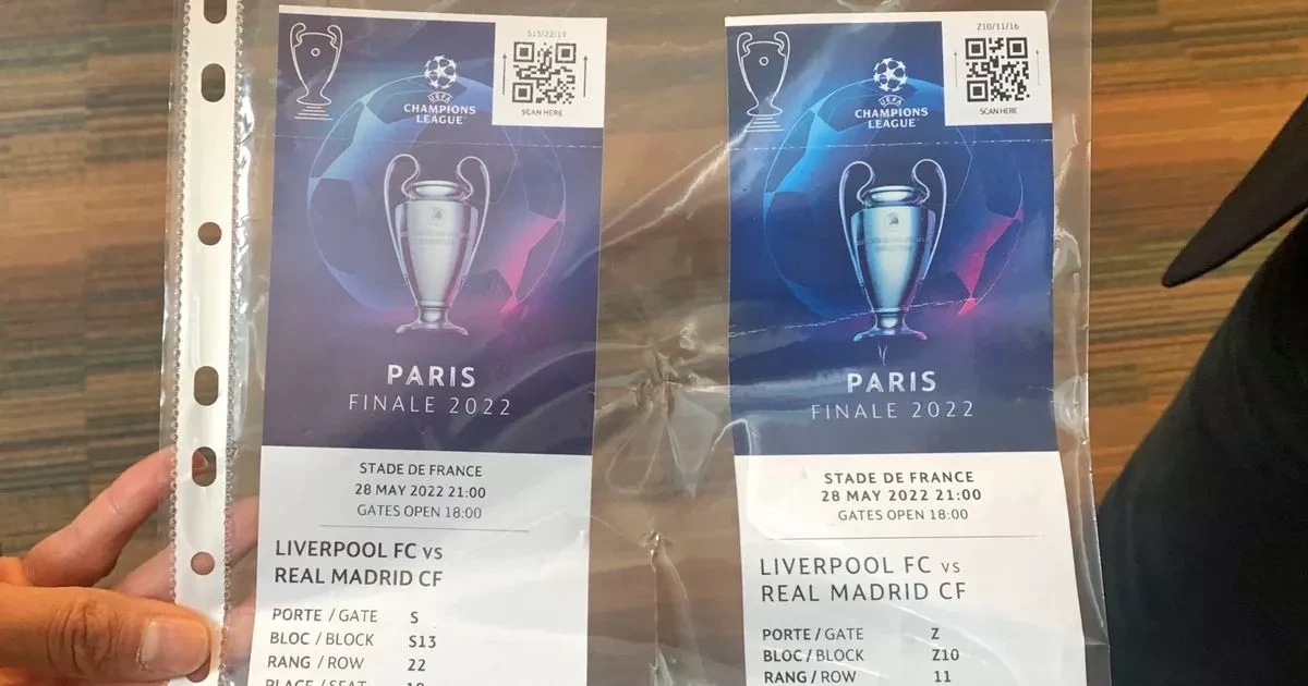 Vé giả được bán tràn lan trong trận chung kết UCL 2022