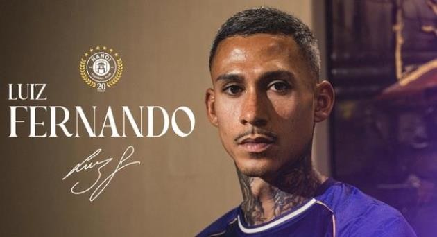 CLB Hà Nội hoàn tất thương vụ chiêu mộ tiền đạo cánh Luiz Fernando.