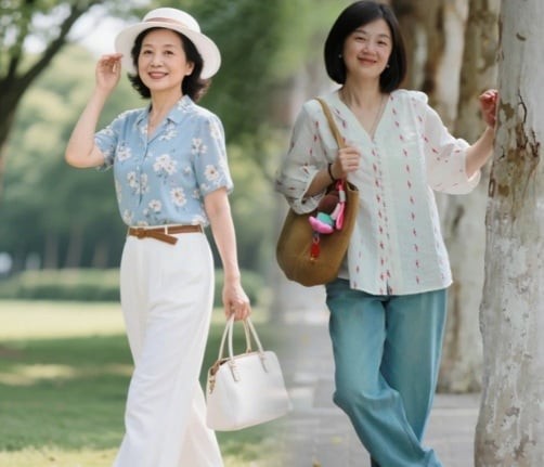 Họa tiết sọc mang lại sự sinh động, trong khi gam trắng tạo nền cân bằng, đem đến tổng thể hài hòa và tươi mới.