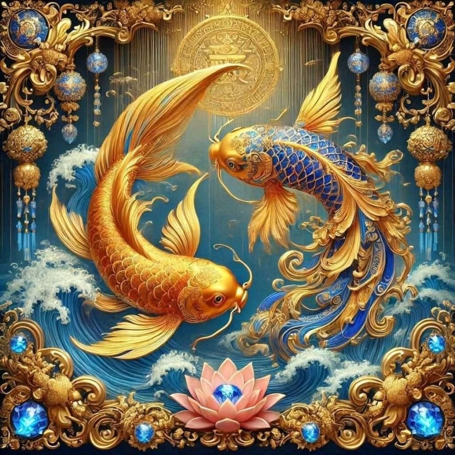 Song Ngư đón lộc trời ban