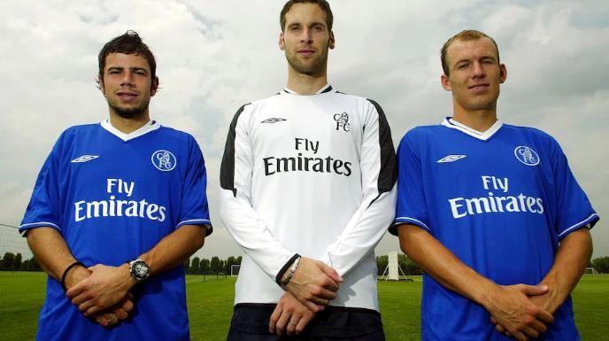 Robben đến Chelsea vào mùa hè 2004.