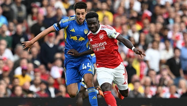Bukayo Saka – 7.9/10  Trải qua một hiệp đấu khá trầm lặng cho đến khi bất ngờ xâm nhập vòng cấm ở phút bù giờ và sút tung lưới Perri nâng tỷ số lên 2-0. Người hâm mộ sẽ cầu nguyện chấn thương khiến anh phải rời sân ngay sau giờ nghỉ không quá nghiêm trọng.