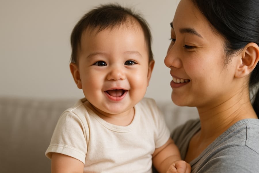 Ngoài hình dáng khuôn mặt, tình yêu thương và sự giáo dục của cha mẹ mới là yếu tố quyết định tính cách của con.