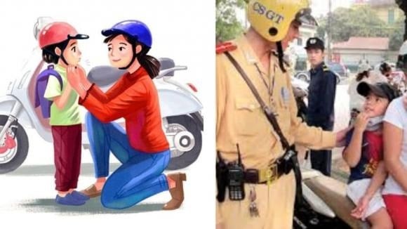 Thông tin cho rằng không đội mũ bảo hiểm sẽ bị tạm giữ xe là không chính xác.