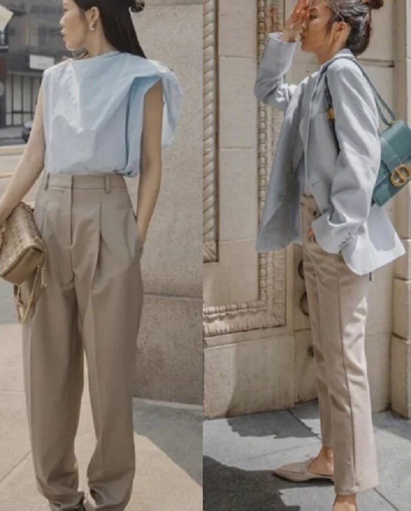 Nếu jean đôi lúc mang tính casual quá mức và quần tây có phần nghiêm túc, thì quần kaki chính là lựa chọn dung hòa.