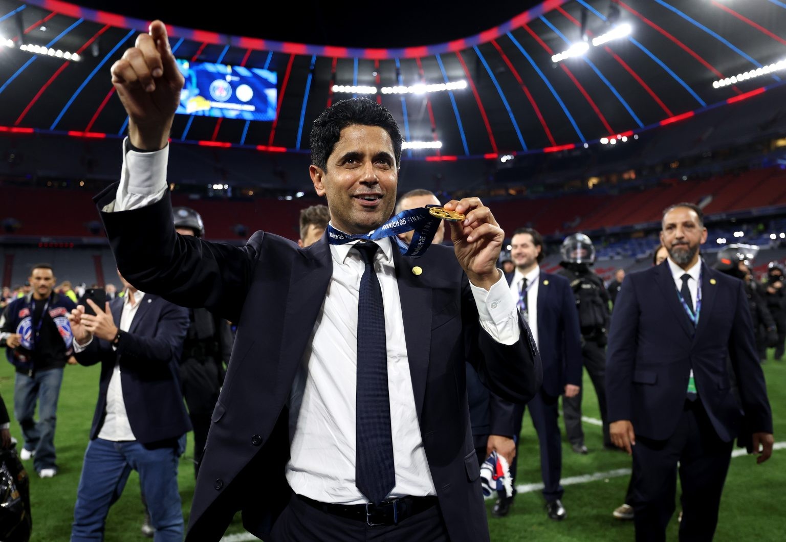 Nasser Al-Khelaifi háo hức gặp Barca.
