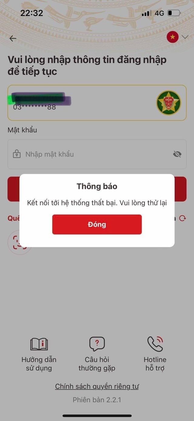 Khi thử đăng ký tài khoản an sinh xã hội theo hướng dẫn trên mạng, nhiều người phản ánh không thể truy cập ứng dụng VNeID, hoặc hệ thống báo “không tìm thấy tài khoản liên kết”.