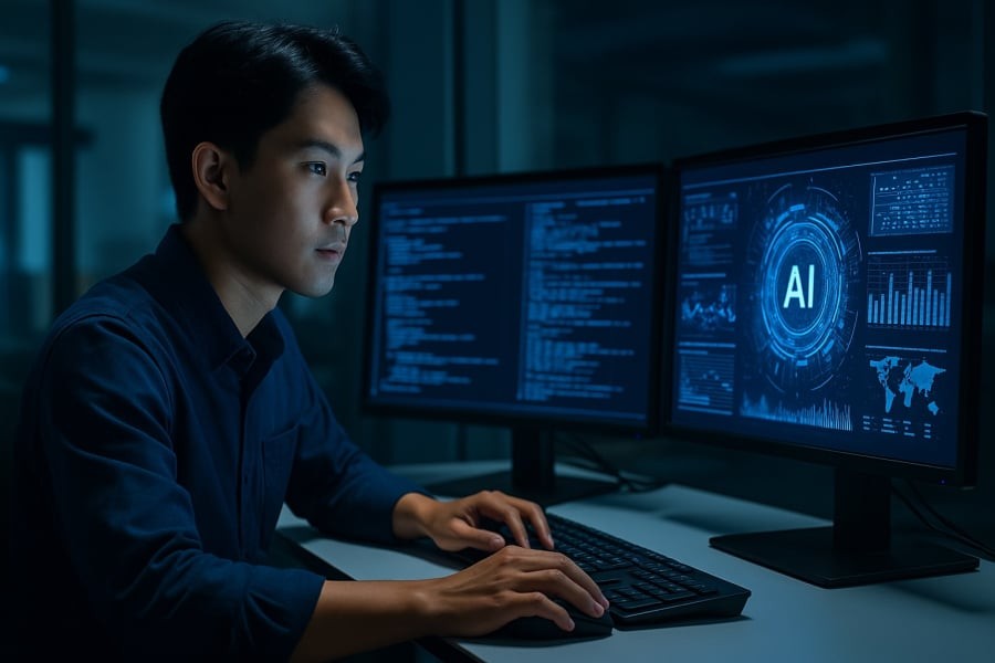Kỹ sư trẻ ngành công nghệ thông tin có cơ hội làm việc tại nhiều tập đoàn, với mức lương có thể đạt tới 50 triệu đồng/tháng.