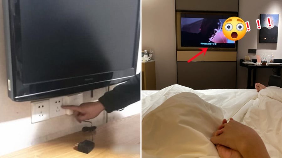 Rút phích cắm tivi sẽ giúp bạn dễ dàng kiểm tra và phát hiện camera quay lén trong phòng nhà nghỉ, khách sạn.