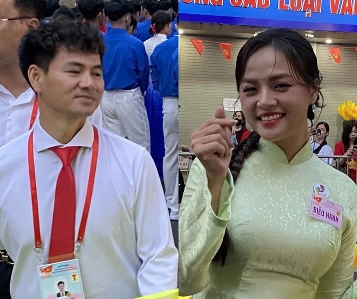 NSND Xuân Bắc, Thu Quỳnh tại buổi tổng duyệt vào sáng 30/8.