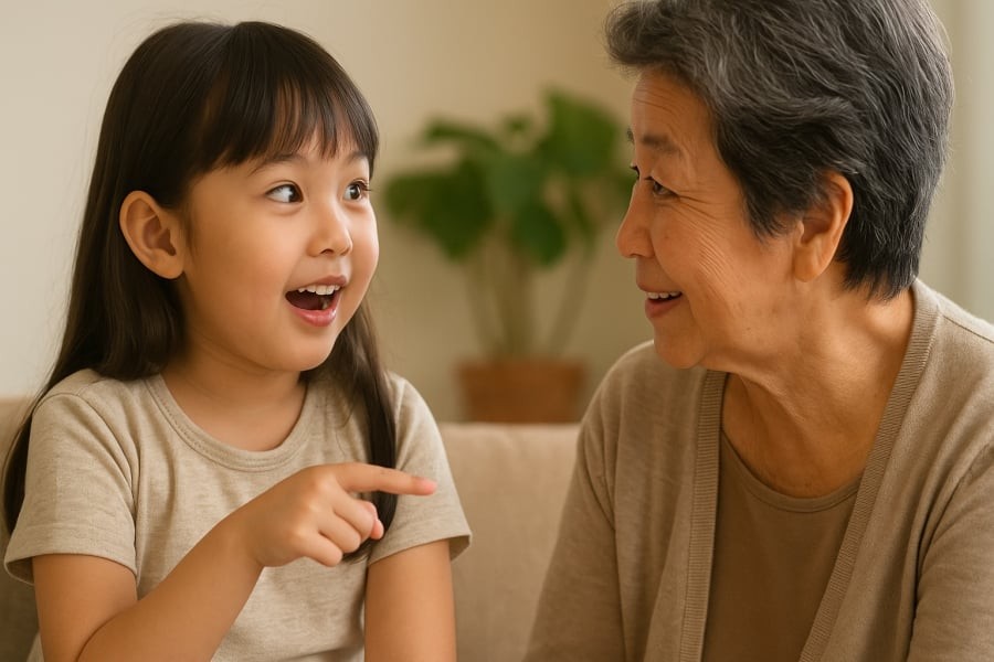 Trẻ nhỏ thường vô tư chia sẻ mọi chuyện mà không lường được hậu quả.