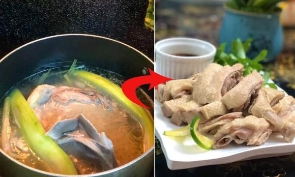 Mướp tạo độ thanh cho nước luộc, giúp thịt vịt vừa chín mềm vừa giữ được độ ngọt tự nhiên.