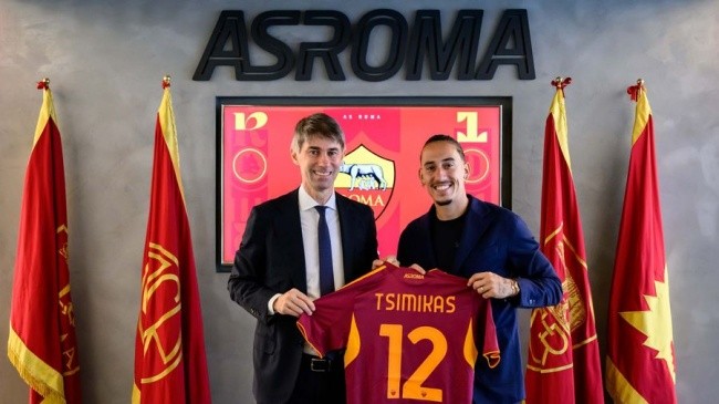 Kostas Tsimikas cập bến Roma.