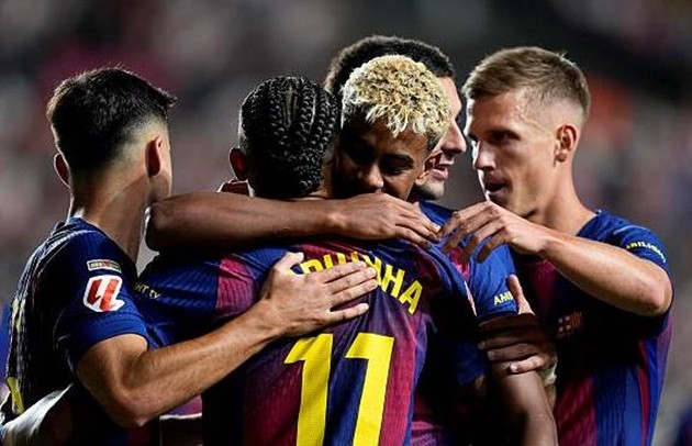 Lamine Yamal đưa Barcelona vượt lên ở trận đấu với Rayo Vallecano