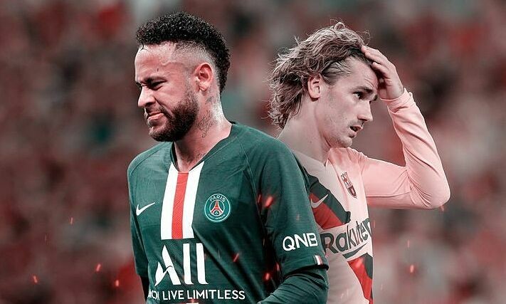 Neymar và Griezmann, đều thuộc thế 9x, từng đến gần với danh hiệu quả bóng vàng