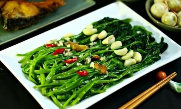 Rau muống sở hữu bảng thành phần giàu dưỡng chất.