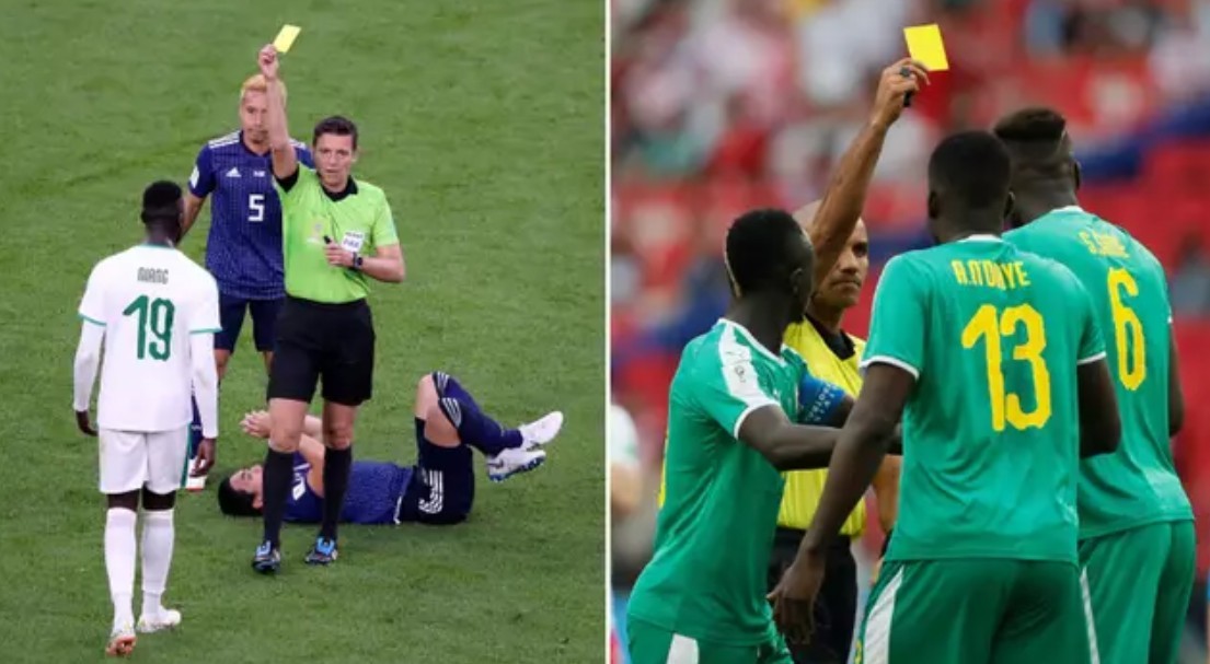 Tuyển Nhật Bản vượt qua tuyển Senegal ở World Cup 2018 nhờ nhận ít thẻ phạt hơn. 