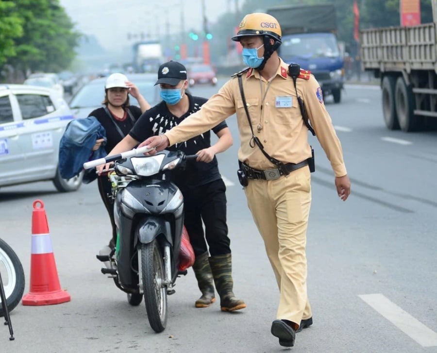 12 lỗi vi phạm bị tịch thu xe máy khi tham gia giao thông. (Ảnh minh họa)