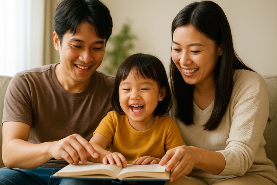 Tình yêu thương và sự đồng hành của cha mẹ mới là chìa khóa nuôi dưỡng trí tuệ vượt trội.
